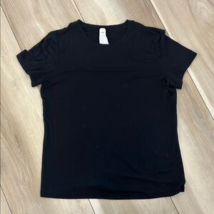 ALO Yoga Black Short Sleeve Tee